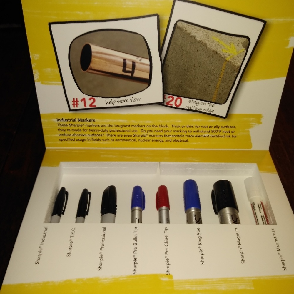 Sharpie Industrial Permanent Markers